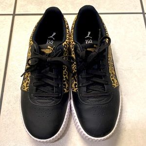 Puma soft foam animal print shoes